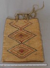 Antique Native American Nez Perce Corn Husk Bag Medicine Woven Grass 19th 20th C