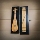 Vintage Mid Century Handmade Wooden Musical Instruments Wall Art Korea