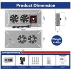 Abestorm Crawlspace Ventilation Fan W Humidistat   Thermostat  220cm Electric