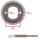 Cam Shaft W  Cam Sprocket For Honda Fourtrax Trx300 2wd 4wd Atv 1991 1992-2000