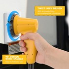 30 Amp To 110 Amp Rv Adapter With Locking Connector  30 Amp To 15 Amp Rv Adapter