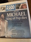 Tune Usa Today Newspapers Of When Michael Jackson Died
