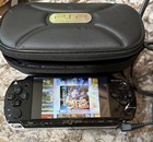 Sony Psp-1001 Playstation Portable Bundle With 6 Games  Power Supply  case  Guc 