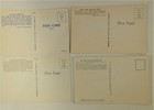 Four Vintage Railroad   Train Themed Postcards  5 5 X 3 5
