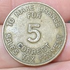 Arizona State Tax Commission 5 Token 22 6mm 3 2g Bronze Coin Beautiful Coun
