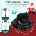 Ip68 Inflatable Fan Blower Replacement 12v 1 0a W  Led Lights For Holiday Decor