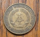 1969 German Democratic Republic 20 Pfennig  Emblem Of Gdr  Hammer   Compass