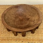 Vintage Mcm Hand Carved Wooden Kava Bowl Tanoa Samoan Tongan Fijian 12 Legs 10   
