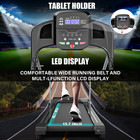 Folding Treadmill For Home With Incline  2 5 Hp  265lb 7 5 Mph running Machine
