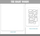 The Right Words Clear Stamps And Metal Cutting Dies Diy Scrapbooking Embossing