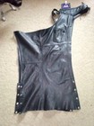 Mob Mens Leather Chaps Black Xl