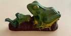 Working Frog Mechanical Coin Bank Cast Iron Reproduction W  Video Tested