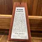 Vintage Seth Thomas Wooden Metronome Rhythm Windup Pyramid  for Parts repair
