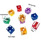 Yuanhe 19mm Casino Style Craps Dice Sets- Grade Aaa Precision Serialized With   