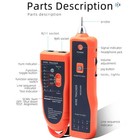 Network Cable Tester Telephone Line Tracker Wire Tracer Rj45 Rj11 Cat5 Cat6