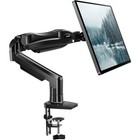 Adjustable Single Monitor Mount Arm For 13-32  Lcd Screens  Vesa Clamp   Grommet
