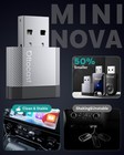 Ottocast 2026 Mini Nova 2-in-1 Wireless Carplay Android Auto Adapter Usb 5ghz