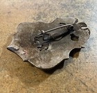 Badge Insignia Pony Express Messenger With Eagle Top Vintage Patine