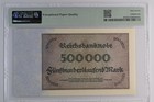 Germany 500000 Mark 1923 P 88b S n On Front Only Unc Pmg 67 Epq 2nd Top Pop