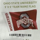 Ohio State Buckeyes 3  X 5  Team Flag Banner New W grommets