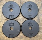 Keys 5 Lb Pancake Barbell Weight Plates  Standard 1   X 4   20 Lb Total