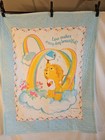 Vtg Care Bears Braveheart Lion Quilt 1985 American Greetings 34  X 44  Read