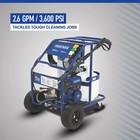 Powerhorse Gas Hot Water Pressure Washer With Propane Burner  3600 Psi  2 6 Gpm