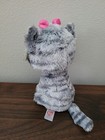 Ty Beanie Boos Kiki The Kitty 6-inch Plush Stuffed Animal Grey Kitten New Nwt