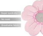 Baby Bath Flower For Sink     Romantic Cherry Blossom Plush Mat     Soft Newborn