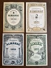 Lot Of 13 Vintage Bell System Telephone Almanacs 1950-62  missing    57 Extra    53 