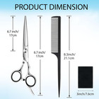 6 5  Stainless Steel Hair Cutting Scissors  Professional Barber Shears