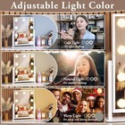 Vanity Mirror With Lights  Lighted Makeup Mirror Hollywood Makeup Mirror With 9