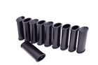 Improved Blank Lighter Cover   Sleeve   Case - No Channel  black Matte  10 Count