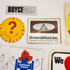 Vintage Sticker Lot Oilfield Industry Commercial 80s Trucking Halliburton Safety