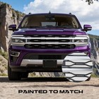 Painted To Match Satin Chrome Front Bumper Grille For 2022-2024 Ford Expedition