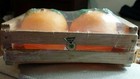 Vintage Plastic Oranges Salt And Pepper Set  New Old Stock 