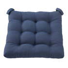 Textured Chair Seat Pad  chair Cushion   Navy Color  15 5  X 16 