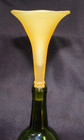 Vintage Amber Glass Decanter Stopper Spirits   Wine Bottle Stopper