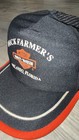 Super Rare 1980   s Harley Davidson    dick Farmers    Mesh Snapback Trucker Hat