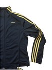 Vintage Adidas 3-stripes Tracksuit Y2k Dark Navy  L 2005 Jacket   Pants Pockets