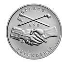 U s  Mint 1oz  999 Silver John Adams Presidential Silver Medal Ogp   Coa