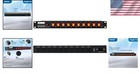 10 Outlet Horizontal Pdu Rack Mount Power Strip Surge Protection 6 Ft Cord