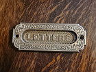 Nice Antique Bronze brass Victorian Eastlake Hardware Letters Mail Slot