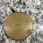 Stratton Floral Bird Gold Compact Made In England Mirror Powder Vintage Cosmetic
