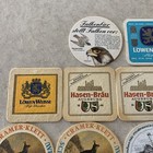 Lot Of 22 Different Vintage German Beer Coasters  Mats