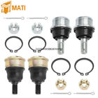 4x Upper   Lower Ball Joints Kit Set For Honda Recon 250 Trx250te tm 1997-2023