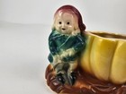 Vintage Elf Gnome Ceramic Home Decor Flower Planter Pot Collectible