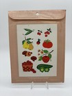 Vintage Vogart Repeat Transfer Patterns Fruit   Vegetable Designs  756 Uncut