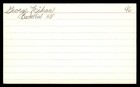 George Mikan Hof Basketball Signed Index Card Auto Jsa Pre-cert  ca6551