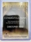 Stargate Sg-1 Season 10 Christopher Judge As Teal   c    very Limited  Rare